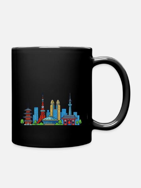 tokio - Tasse einfarbig - Schwarz