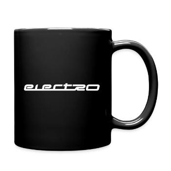 Elektro-Musik-Logo - Tasse einfarbig - Schwarz - Rechts