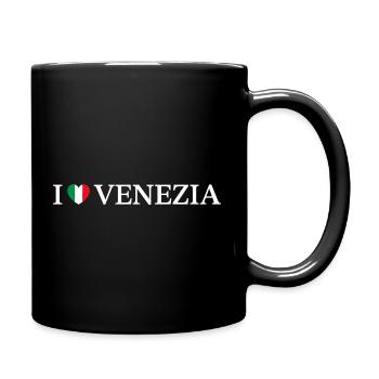 I love Venezia Italien Venedig - Tasse einfarbig - Schwarz - Rechts