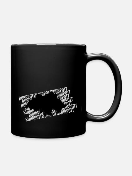 Das Ruhrgebiet - Tasse einfarbig - Schwarz