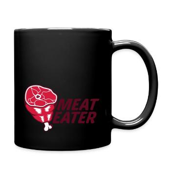 meat eater meat haxe eisbein thighs eat gri - Full Colour Mug - black - Right