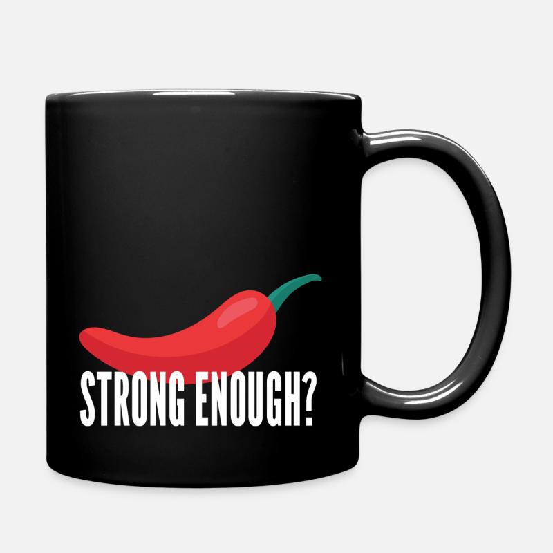 hot chili - Mug uni - noir