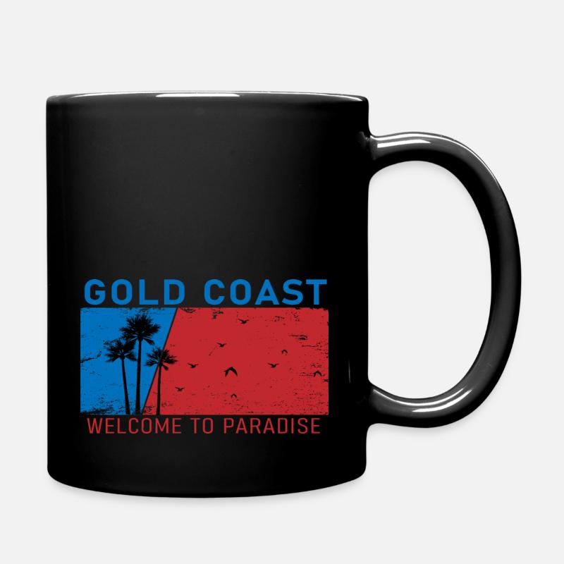 GOLDCOAST LOGO BREIT - Tasse einfarbig - Schwarz