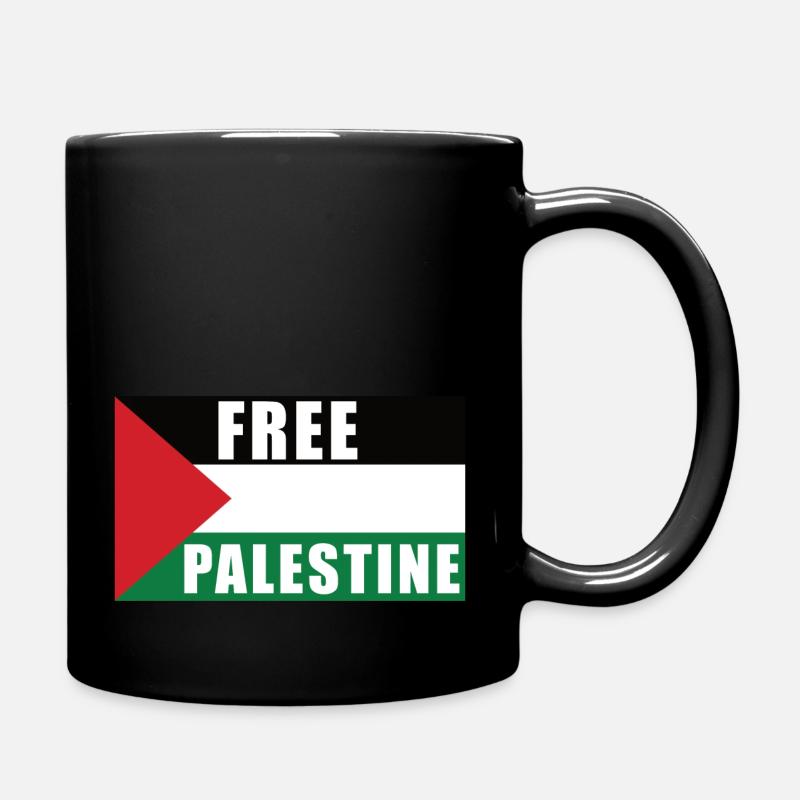 Free Palestine Drapeau - Mug uni - noir