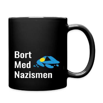 Loin du nazisme - Mug uni - noir - Droite