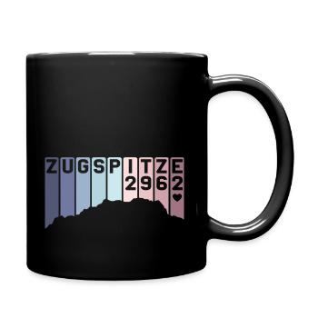 Zugspitze 2962 Garmisch Partenkirchen Bayern Retro - Full Colour Mug - black - Right