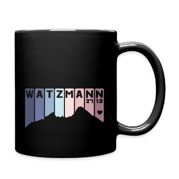 Watzmann Bayern Berchtesgaden Germany Mountain - Full Colour Mug - black - Right