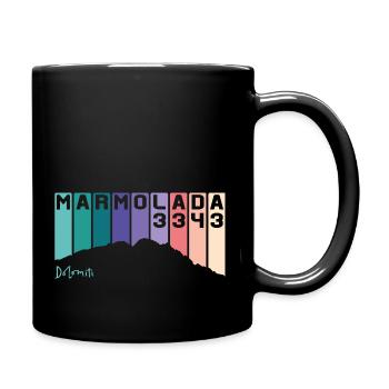 Marmolada Dolomiti Marmolata Dolomites South Tyrol - Full Colour Mug - black - Right