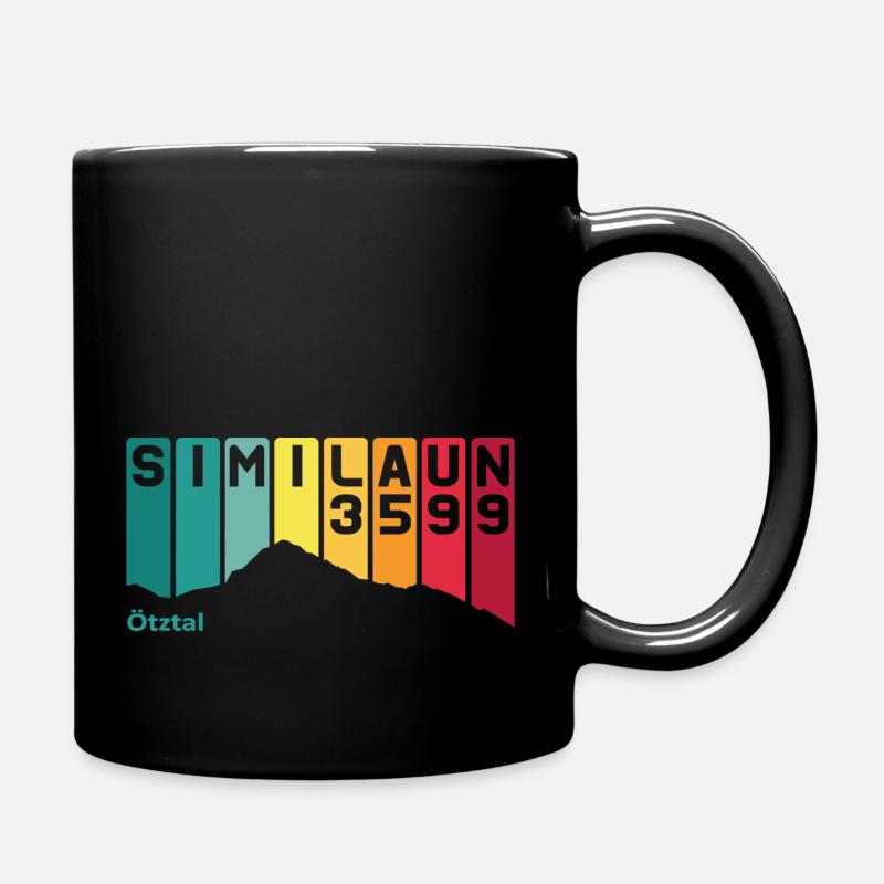 Similaun Berg Ötztal Austria Tirol Österreich - Tasse einfarbig - Schwarz