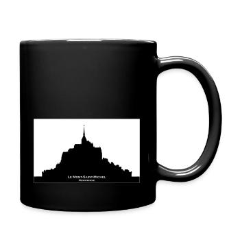 Mont Saint Michel - Full Colour Mug - black - Right