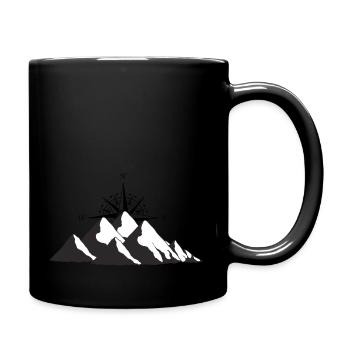 Berg - Tasse einfarbig - Schwarz - Rechts