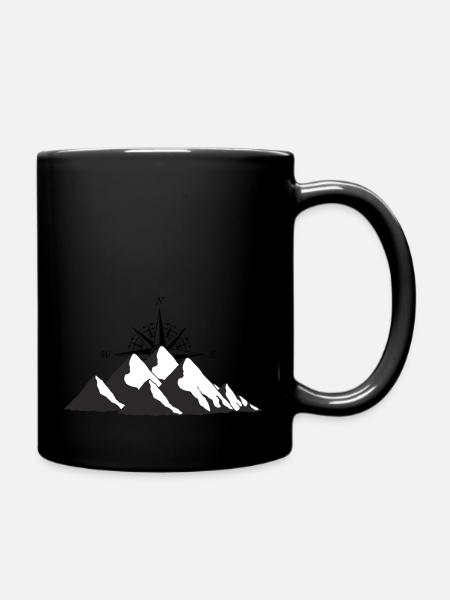 Mountain - Full Colour Mug - black