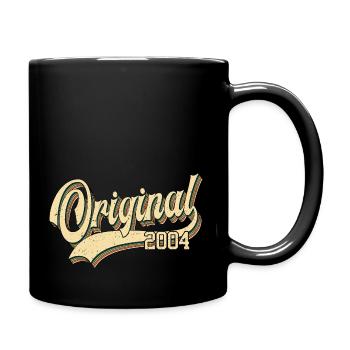 Limited Edition Jahrgang 2004 18 Jahre Geburtstag - Tasse einfarbig - Schwarz - Rechts