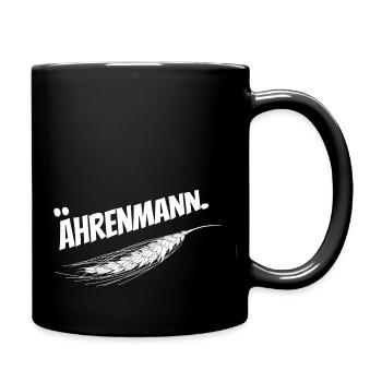 Ährenmann Ernte Bauer Landwirt lustig - Tasse einfarbig - Schwarz - Rechts
