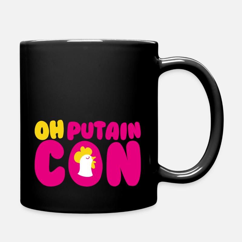 OH PUTAIN CON - Mug uni - noir