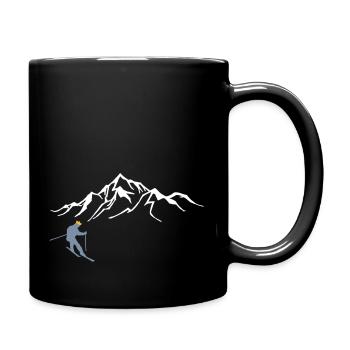 König der Piste - Tasse einfarbig - Schwarz - Rechts
