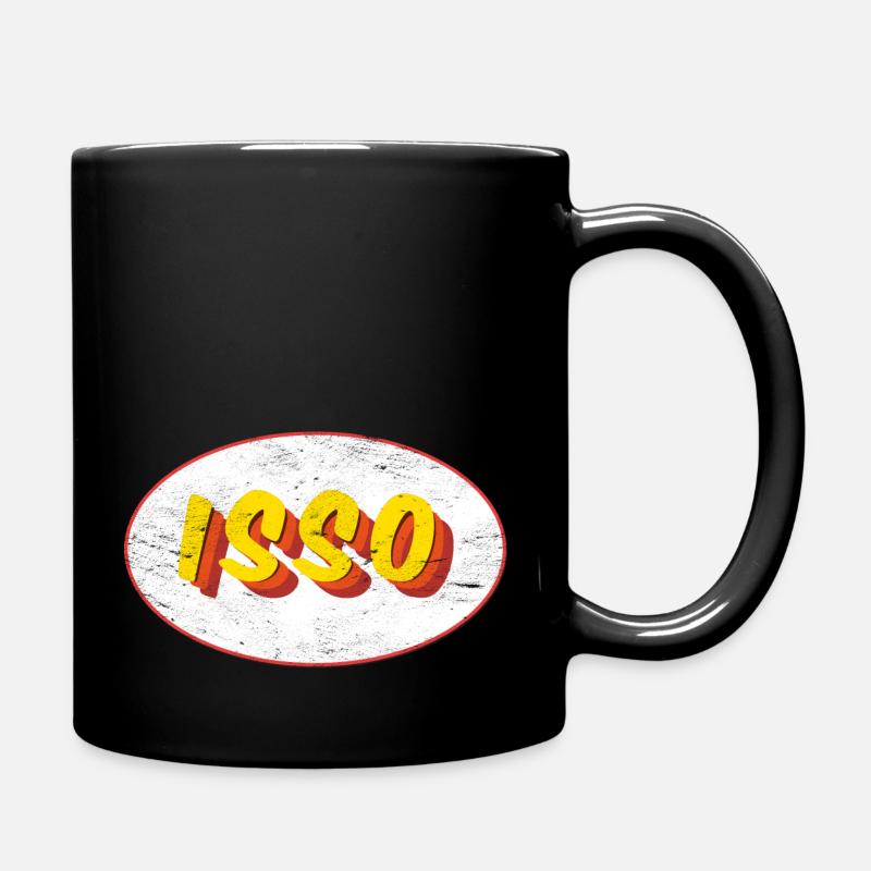 isso - Tasse einfarbig - Schwarz