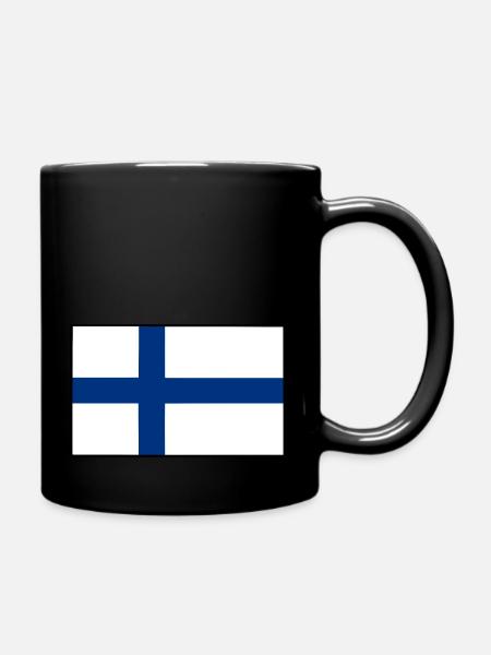 Finlande - Mug uni - noir
