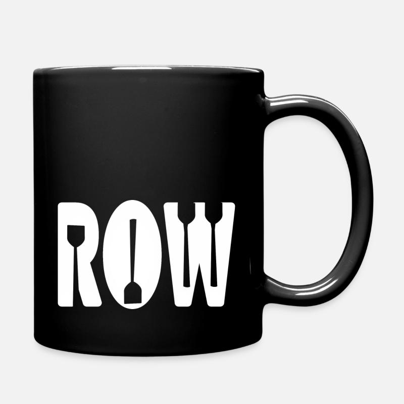 ROW Awesome Paddle Rowing Designs T-Shirt Présent - Mug uni - noir