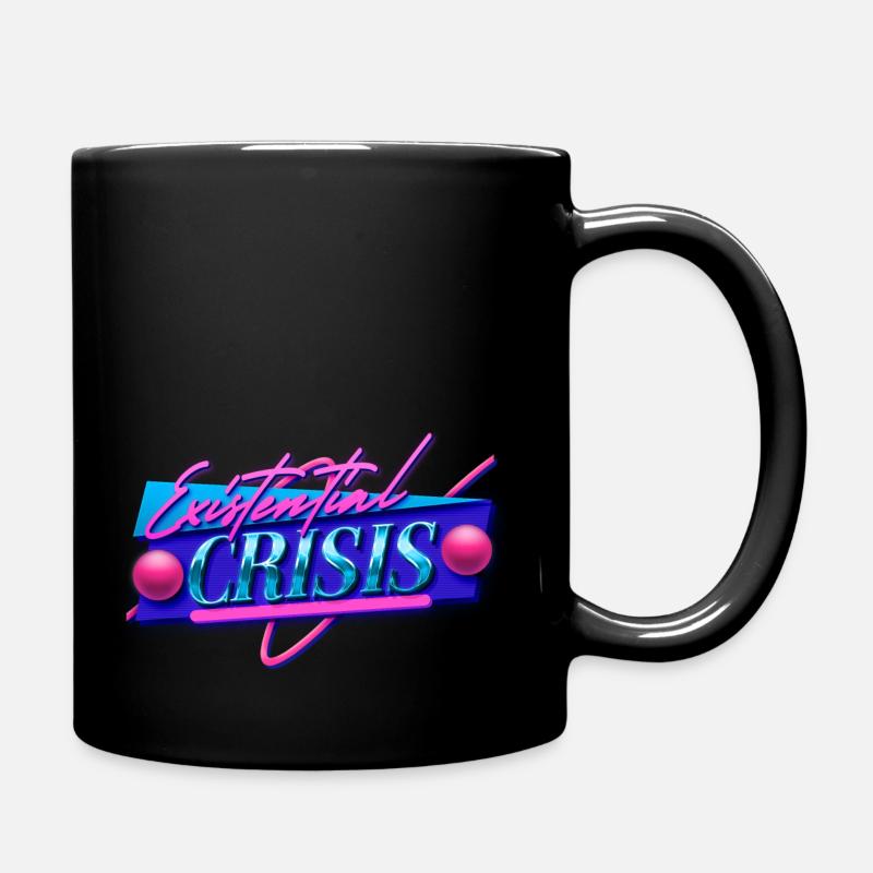 Crise existentielle - Mug uni - noir