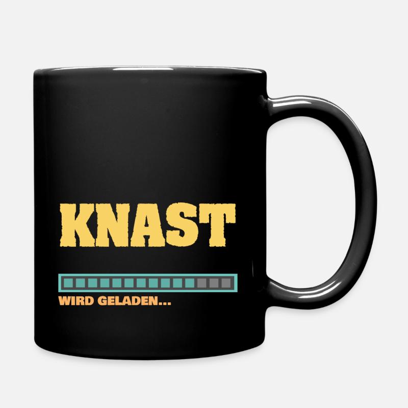 Knast - Tasse einfarbig - Schwarz