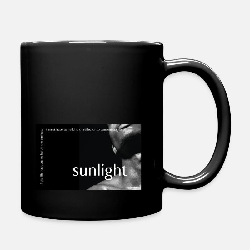 You Are My Sunlight - Full Colour Mug - black