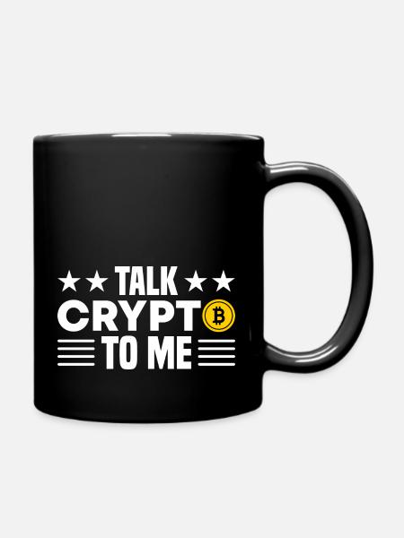 Crypto - Tasse einfarbig - Schwarz