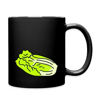 Chinese Cabbage Doodle - Full Colour Mug - black - Right