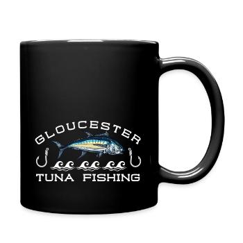 Gloucester Tuna Fishing - Full Colour Mug - black - Right