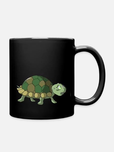 tortue - Mug uni - noir