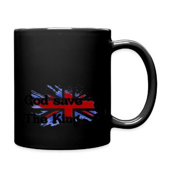 God Save the King - New King England - Tasse einfarbig - Schwarz - Rechts