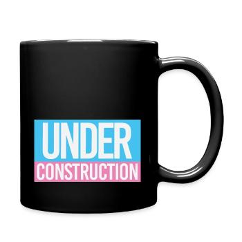 TRANS EN CONSTRUCTION - Mug uni - noir - Droite