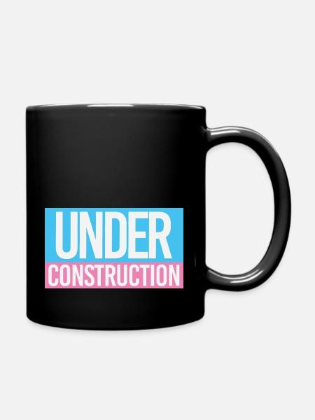 TRANS IM BAU - Tasse einfarbig - Schwarz