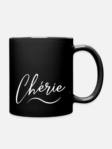 Schatz - Tasse einfarbig - Schwarz