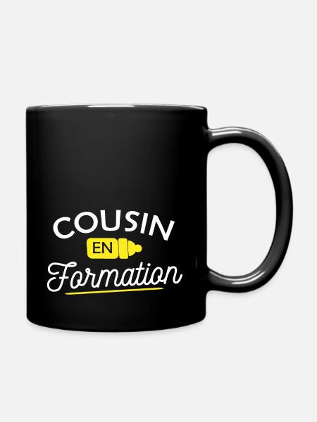 cousin en formation / futur cousin - Mug uni - noir