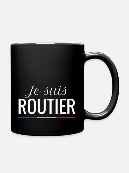 Je suis routier - Mug uni - noir