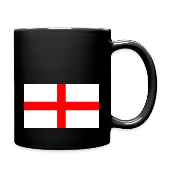 St. George Flagge von England - Tasse einfarbig - Schwarz - Rechts