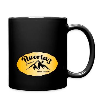 Avoriaz Franch Alpes - Full Colour Mug - black - Right
