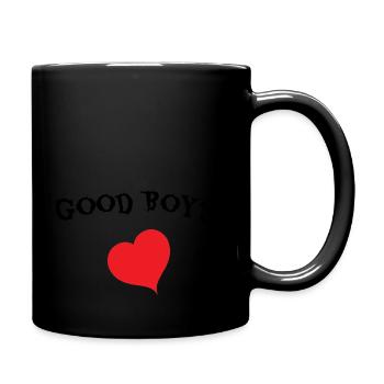 Gute Jungs - Tasse einfarbig - Schwarz - Rechts