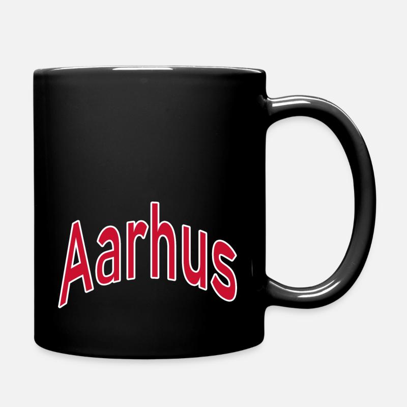 Aarhus - Full Colour Mug - black
