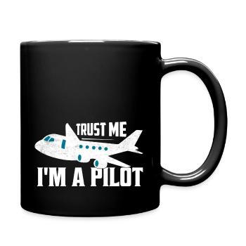 Croyez-moi, je suis une compagnie aérienne pilote d’aviation - Mug uni - noir - Droite