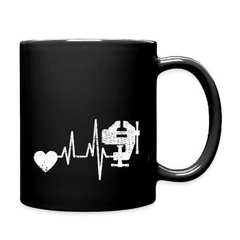Charpentier Charpentier Planteur Artisan Menuiserie - Mug uni - noir - Droite