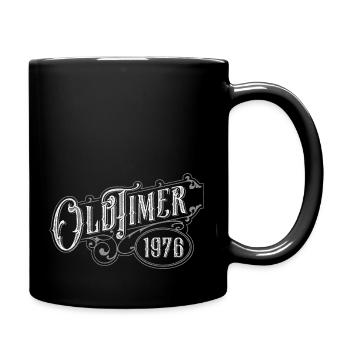 Oldtimer - Tasse einfarbig - Schwarz - Rechts