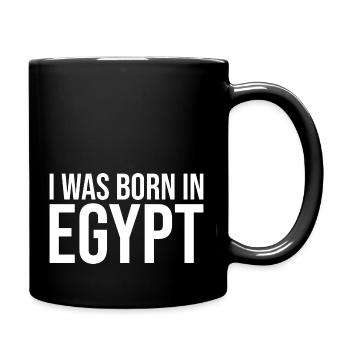Je suis né en Egypte - Mug uni - noir - Droite