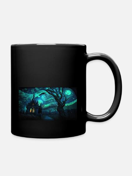 Night sky midnight - Tasse einfarbig - Schwarz