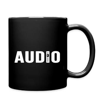 Audio Sound Engineering - Full Colour Mug - black - Right