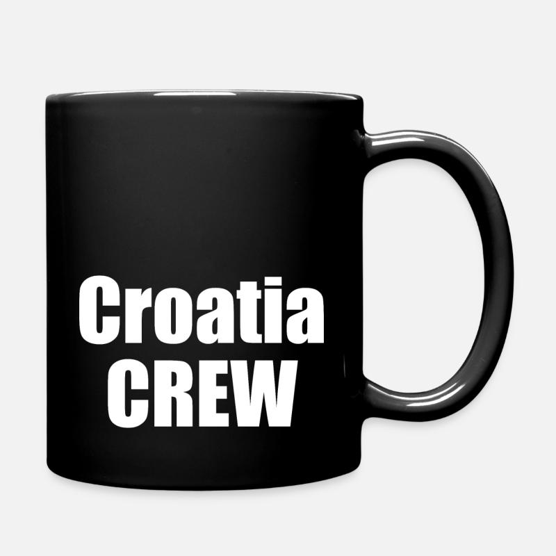Croatia Crew - Full Colour Mug - black