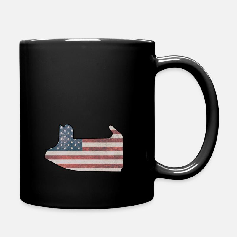 Hippodrome de Las Vegas avec drapeau - Mug uni - noir