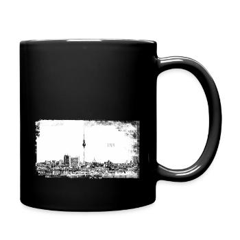 Berlin germany techno rave music party travel - Full Colour Mug - black - Right