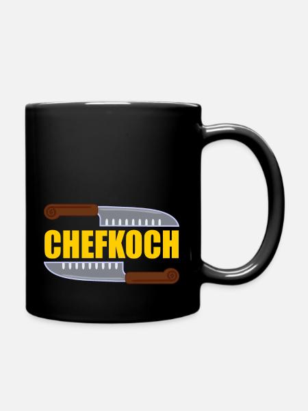 Chefkoch - Tasse einfarbig - Schwarz